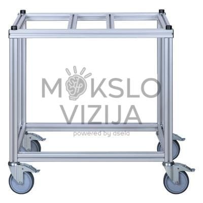 Mobilus pagrindas šilumos siurblio mokomiesiems modeliams