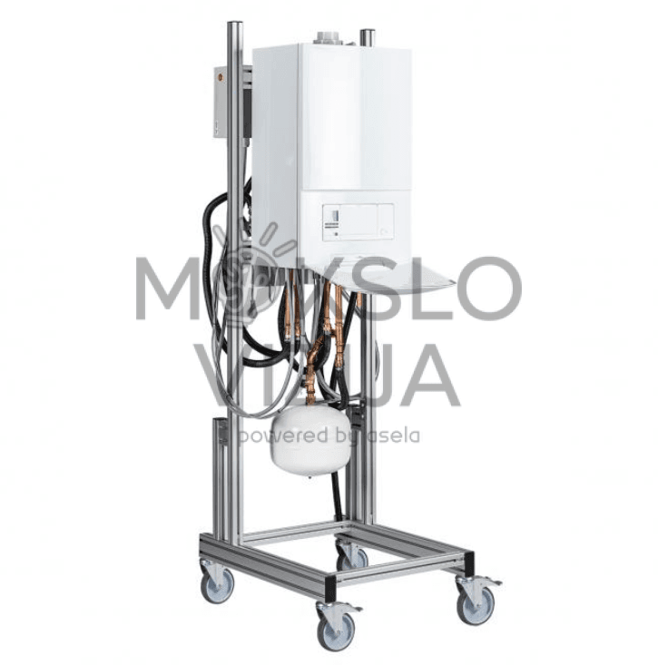 Kombinuoto šildymo mokymo stendas