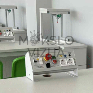 Elektros stovas. Stovas skirtas modernioms mokyklų laboratorijoms, elektros pažinimas.