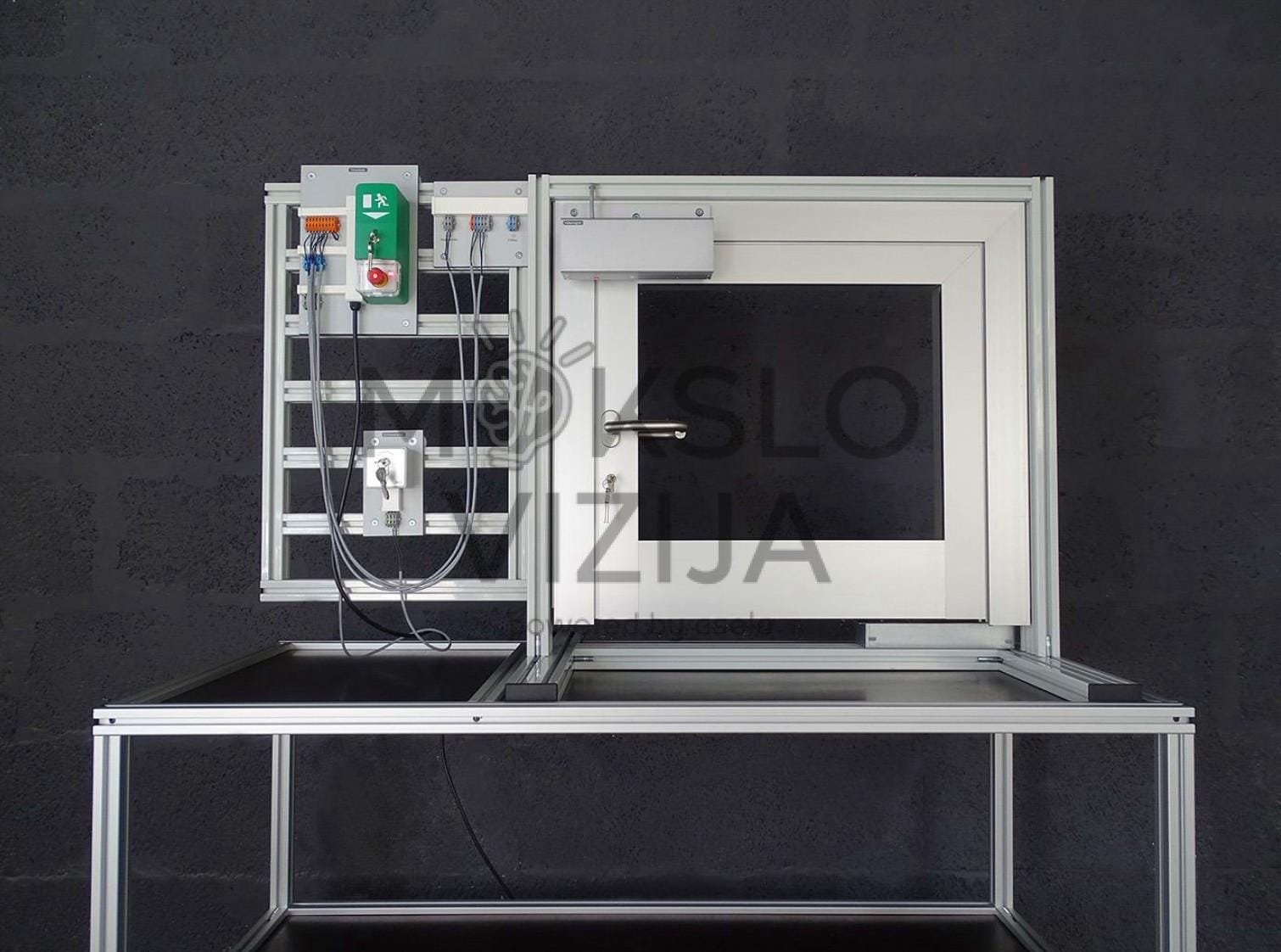 Avarinio išėjimo durų saugos modulių rinkinys