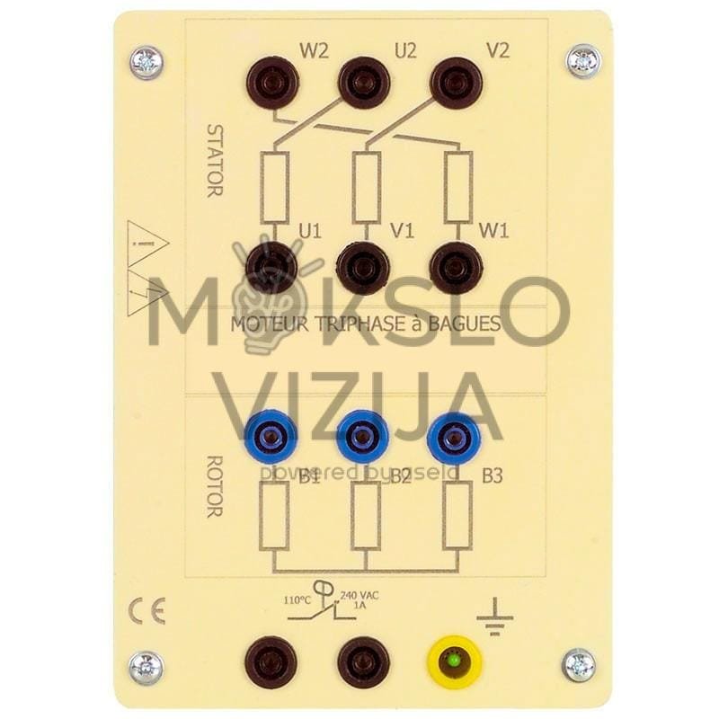 Trifazis asinchroninis variklis su žiediniais slankikliais - Image 2