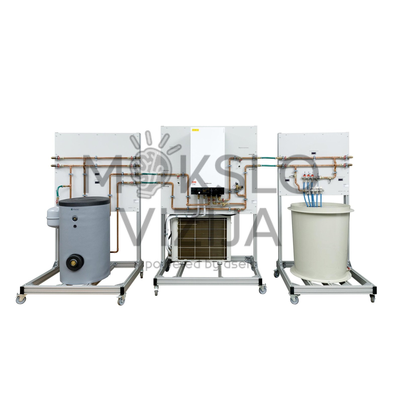 Šilumos siurblio oras-vanduo mokymo modulis