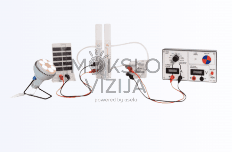 Išsamus atsinaujinančios energijos mokymo rinkinys su saulės energijos demonstracine įranga
