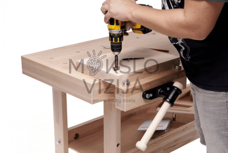 Medinis darbastalis "Advanced" - Image 7