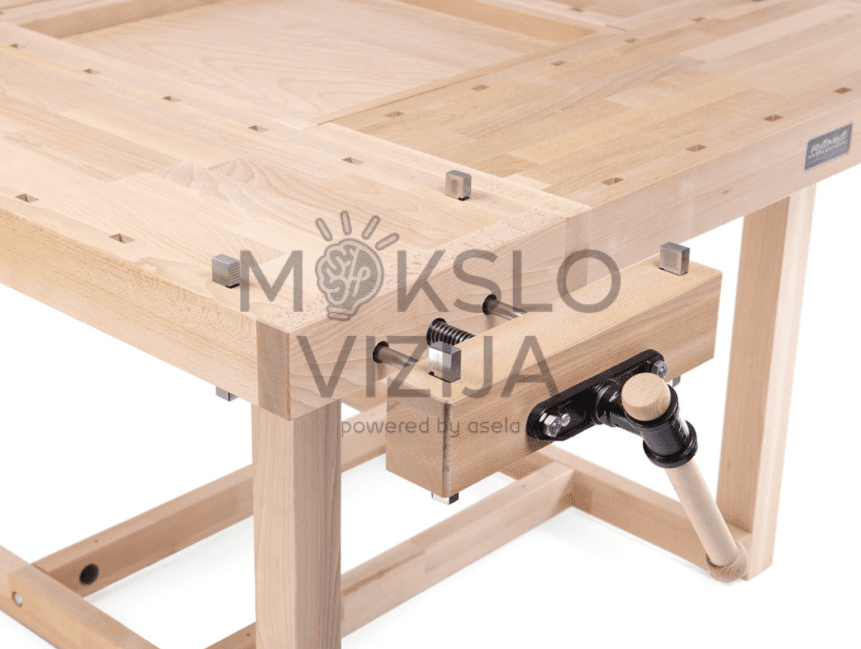 Keturvietis medinis darbastalis - Image 7