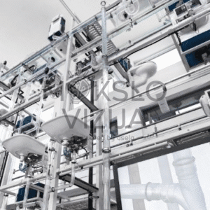 Santechnikos darbų mokymo stendų kompleksas