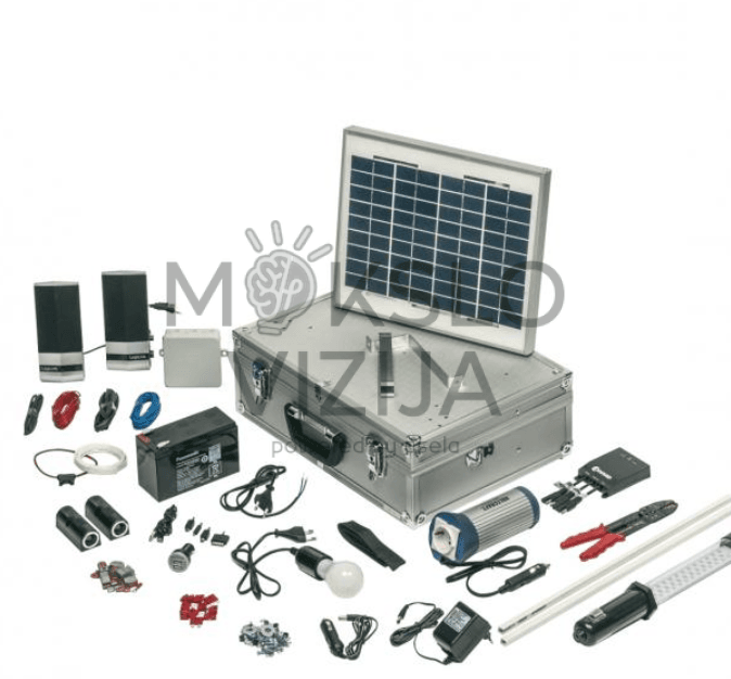 Saulės energijos darbinis lagaminas