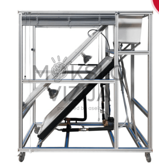 Kompiuteriu valdoma šiluminės saulės energijos mokymo sistema – bazinis modelis