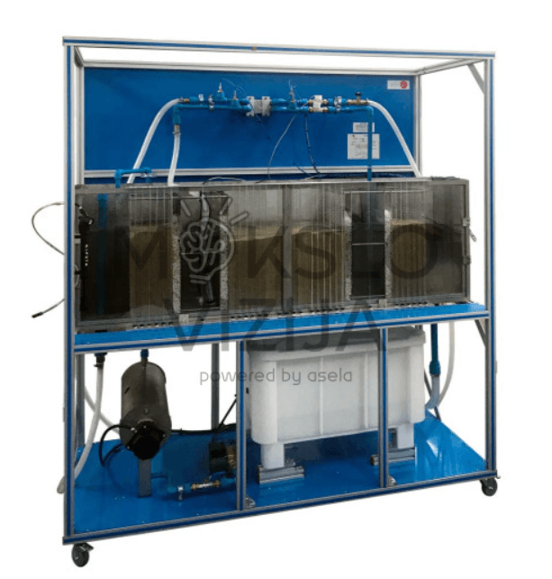 Kompiuteriu valdoma geoterminės energijos sistema su dviejų gręžinių sistema