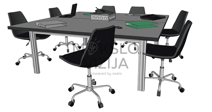 Bendro naudojimo stalai nuo 4 iki 12 asmenų - Image 3