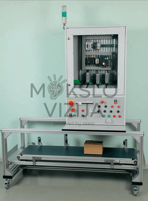 Automatinės pramoninės konvejerio juostos su valdymo bloku instaliacija - Image 4