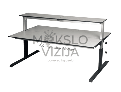 Stalas, galima dirbti atsisėdus ar atsistojos - Image 3
