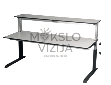 Stalas, galima dirbti atsisėdus ar atsistojos - Image 2