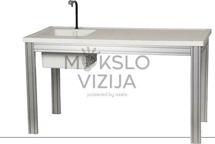 Stalas su įmontuota kriaukle - Image 6