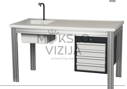 Stalas su įmontuota kriaukle - Image 5