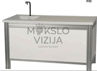Stalas su įmontuota kriaukle - Image 4