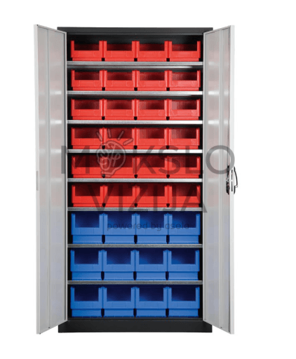 Aukšta metalinė spinta su dėžutėmis - Image 2