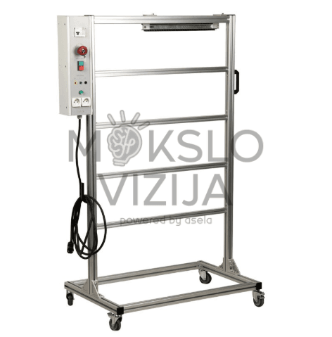 Vienfazių transformatorių stendas su rėmu ir maitinimo šaltiniu - Image 2