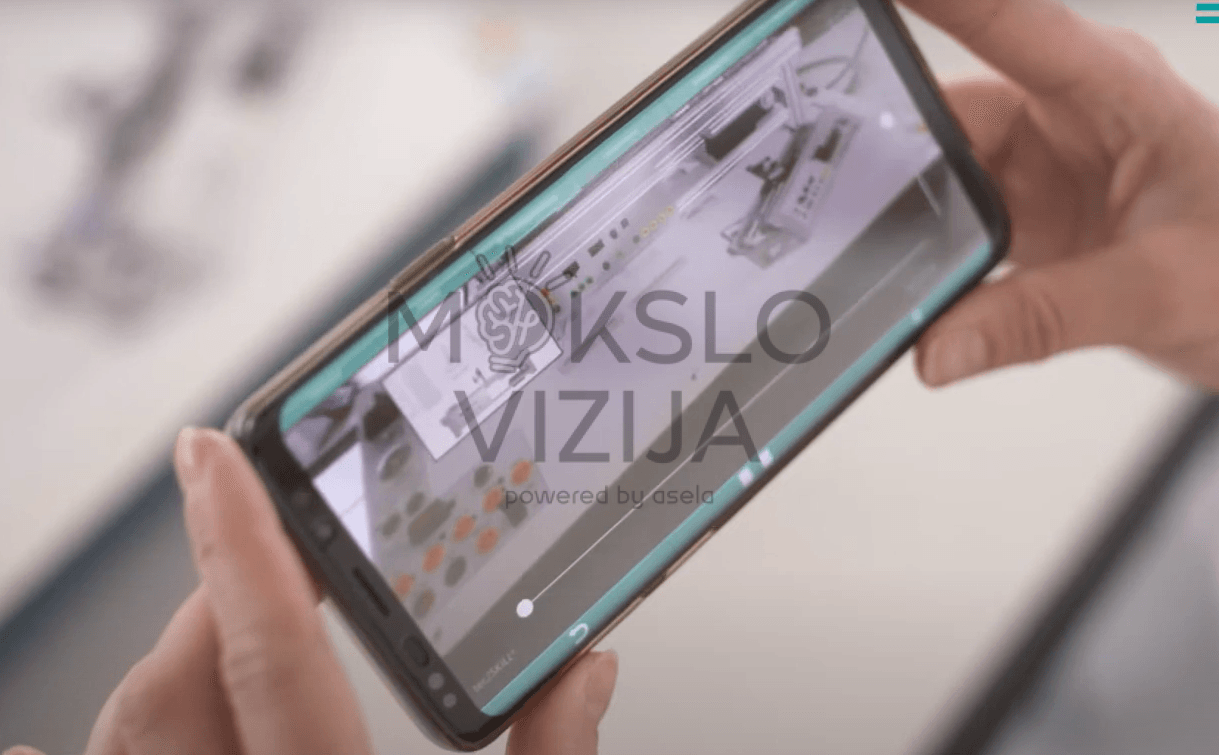 Sensorikos eksperimentinis stendas studentų ir mokinių praktiniams darbams.