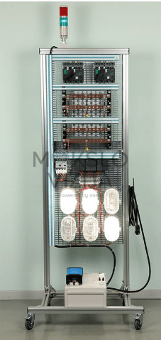 Mokomasis stendas elektros tinklo patikrai ir diagnostikai.