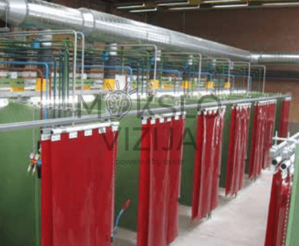 Suvirinimo kabinos (6 vnt.) 200 x 200 cm su stumdomomis užuolaidomis - Image 5