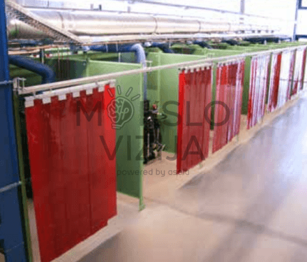 Suvirinimo kabinos (6 vnt.) 200 x 200 cm su stumdomomis užuolaidomis - Image 6