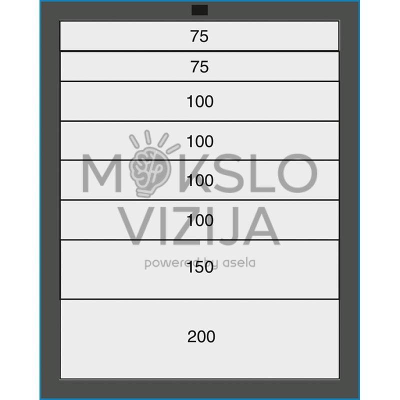 Metalinis stalčių spinta - Image 4