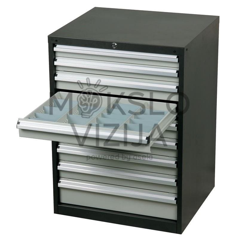 Metalinis stalčių spinta