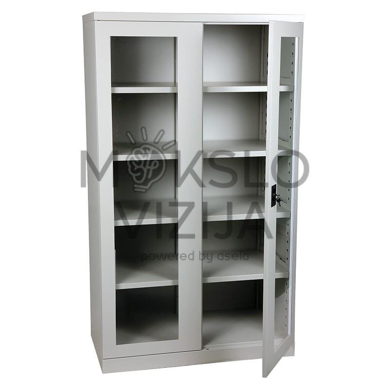 Aukšta metalinė spinta su permatomomis durimis - Image 2