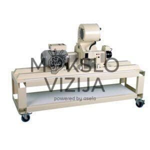 Pilnas tyrimų rinkinys: 1,5 kW asinchroninis variklis su milteliniu stabdžiu