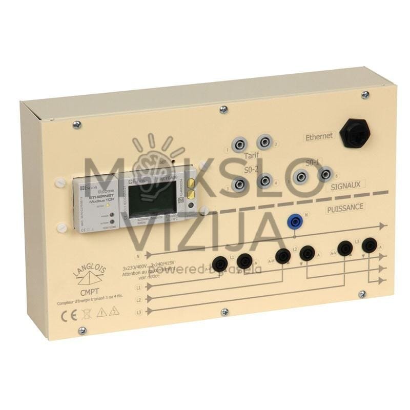 Energijos skaitiklis (vienfazei ir trifazei sistemai, Ethernet sąsaja)