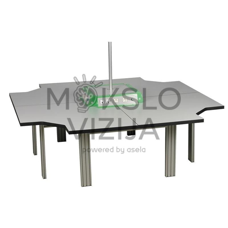 Bendro naudojimo stalai nuo 4 iki 12 asmenų