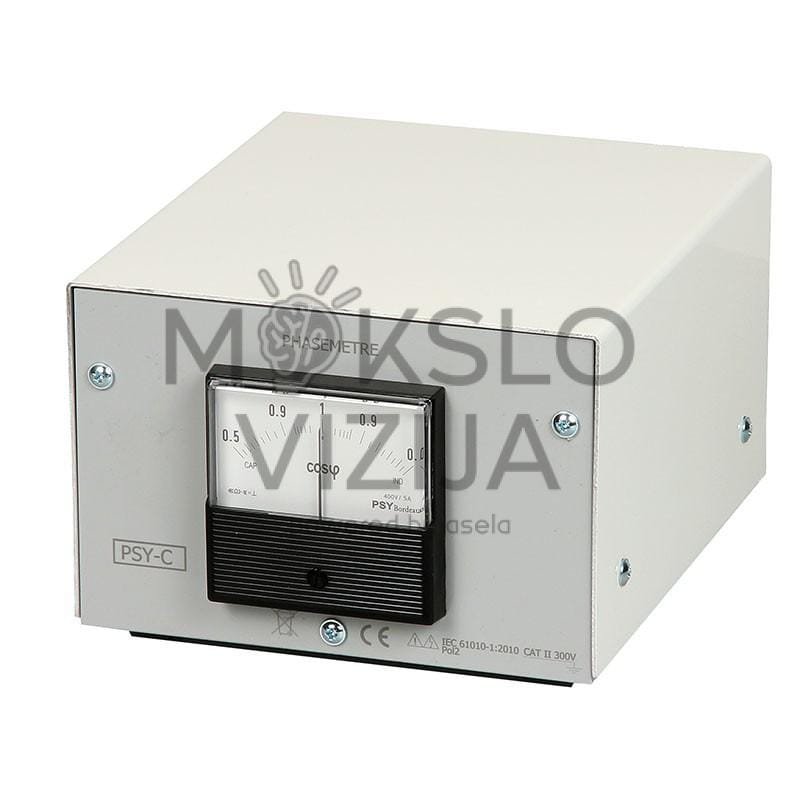 Galios faktoriaus (cos φ) indikavimo modulis 400 V su analoginiu matuokliu