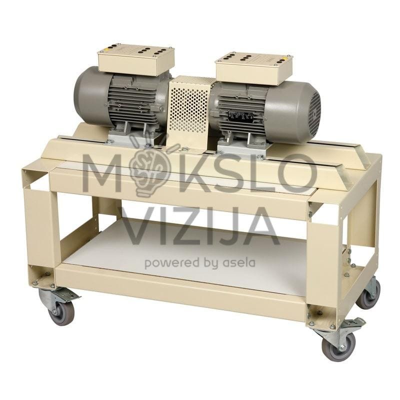 Hipersinchroninio režimo tyrimo mokomasis stendas su dviem elektrinėmis mašinomis ir valdymo moduliais