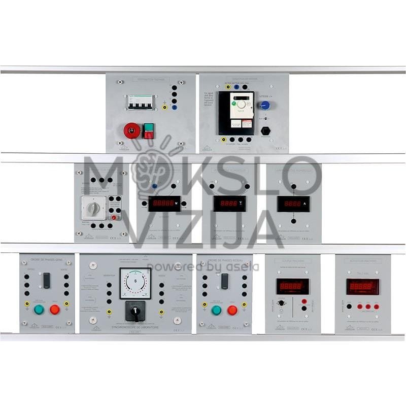 Sinchroninio generatoriaus prijungimo prie elektros tinklo tyrimo modulis