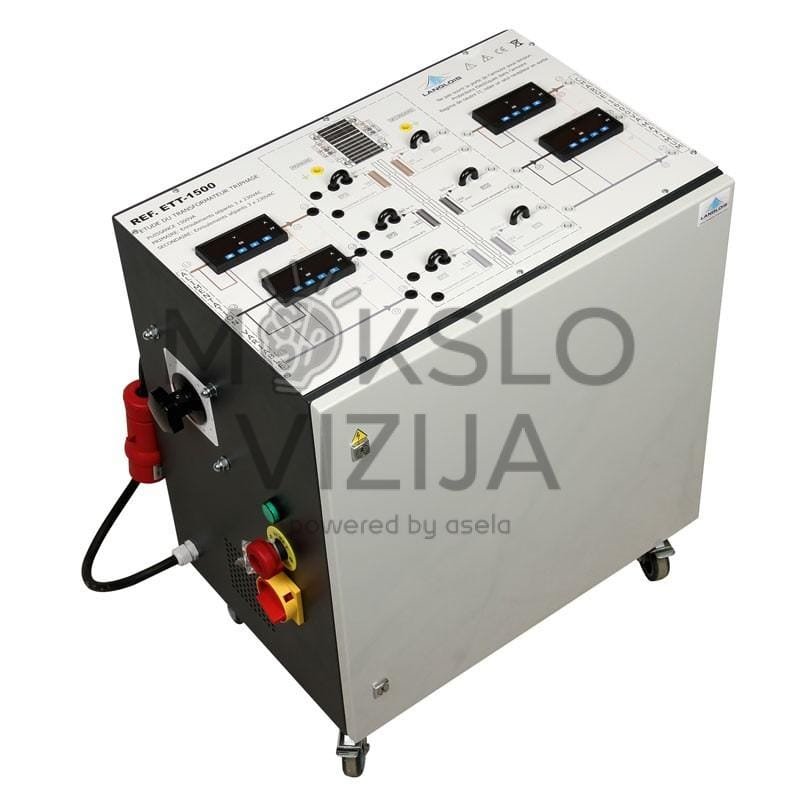 1500 VA trifazio transformatoriaus tyrimas