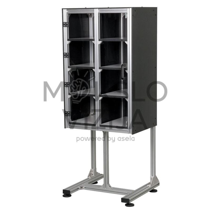 Spintelė su spynomis