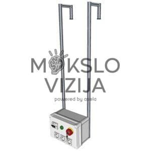 Mobilus elektros tiekimo modulis modulinėms instaliacijų kabinoms