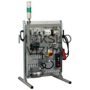 Praktinis mokymo stendas elektros saugai ir variklio paleidimo pratimams