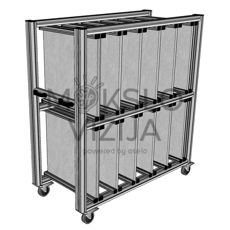 Laikymo stovas lubų plokštėms