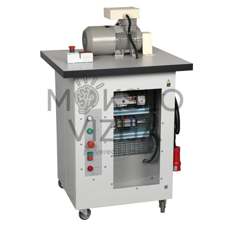 Variklio gedimų nustatymo mokomasis stendas elektros laboratorijoms.