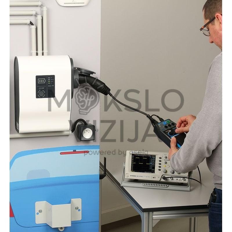 Stendas skirtas automatizavimo technologijų praktiniams darbams atlikti.