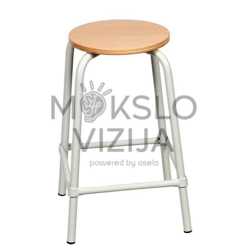 4‑kojų kėdė ir taburetė – pagaminta iš medienos (stačiakampė arba apvali sėdimoji dalis) - Image 4