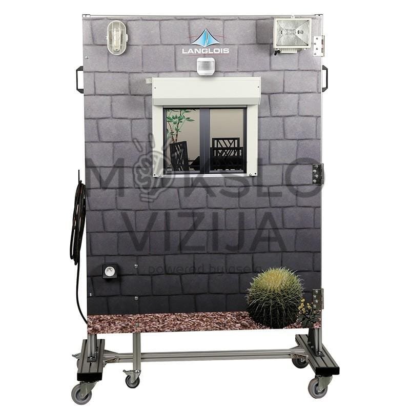 Klasikinio tipo buitinės instaliacijos skydas – vienas skydas, abipus su spaudu