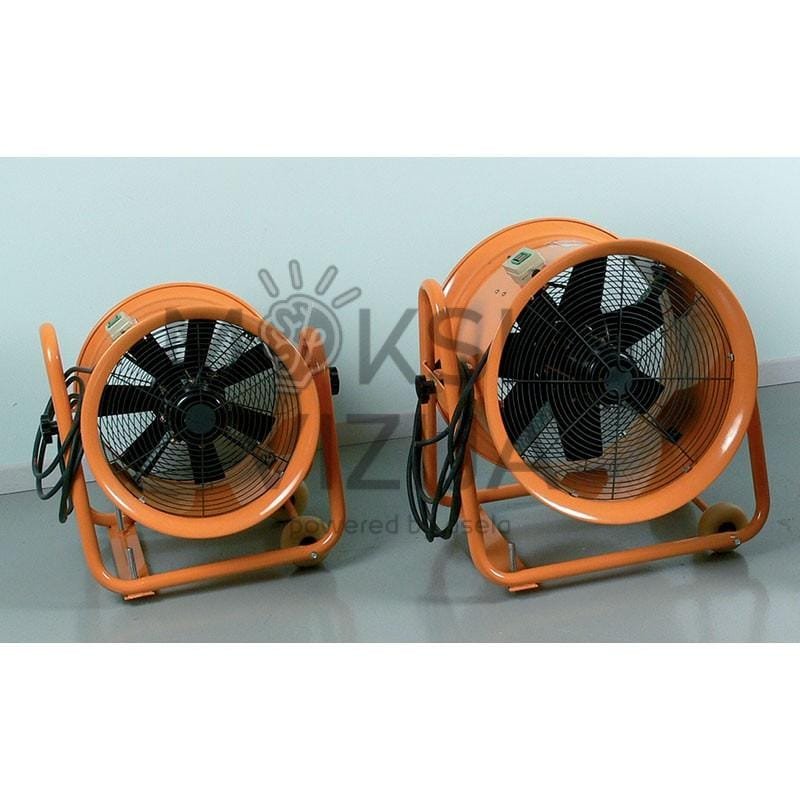 Pramoninis oro ištraukimo ventiliatorius 550 W su apsaugine grotelių danga.