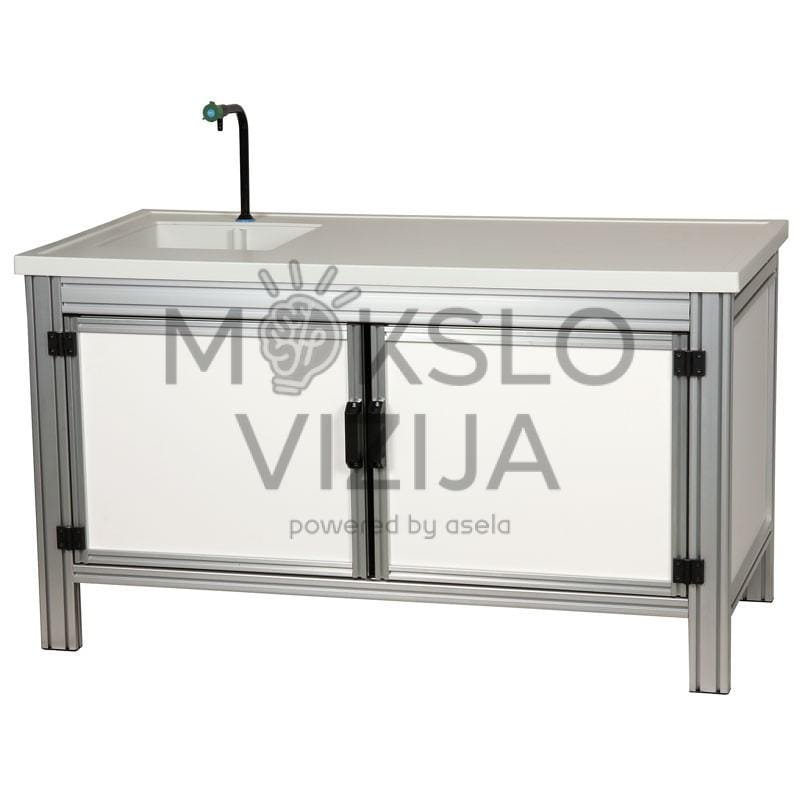 Stalas su įmontuota kriaukle