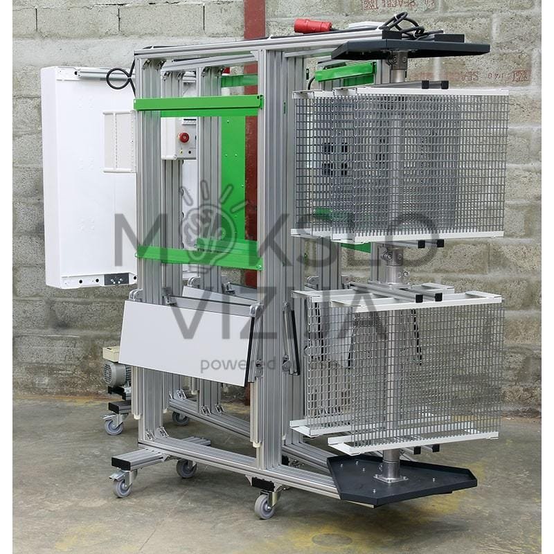 Laidų instaliacijos stotis su bandymų spinta 6 mokiniams (su 300 W rotacine mašina) - Image 3