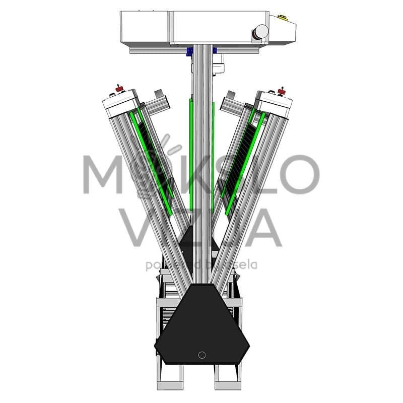 Laidų instaliacijos stotis su bandymų spinta 6 mokiniams (su 300 W rotacine mašina) - Image 4