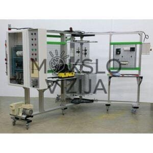 Laidų instaliacijos stotis su bandymų spinta 6 mokiniams (su 300 W rotacine mašina)