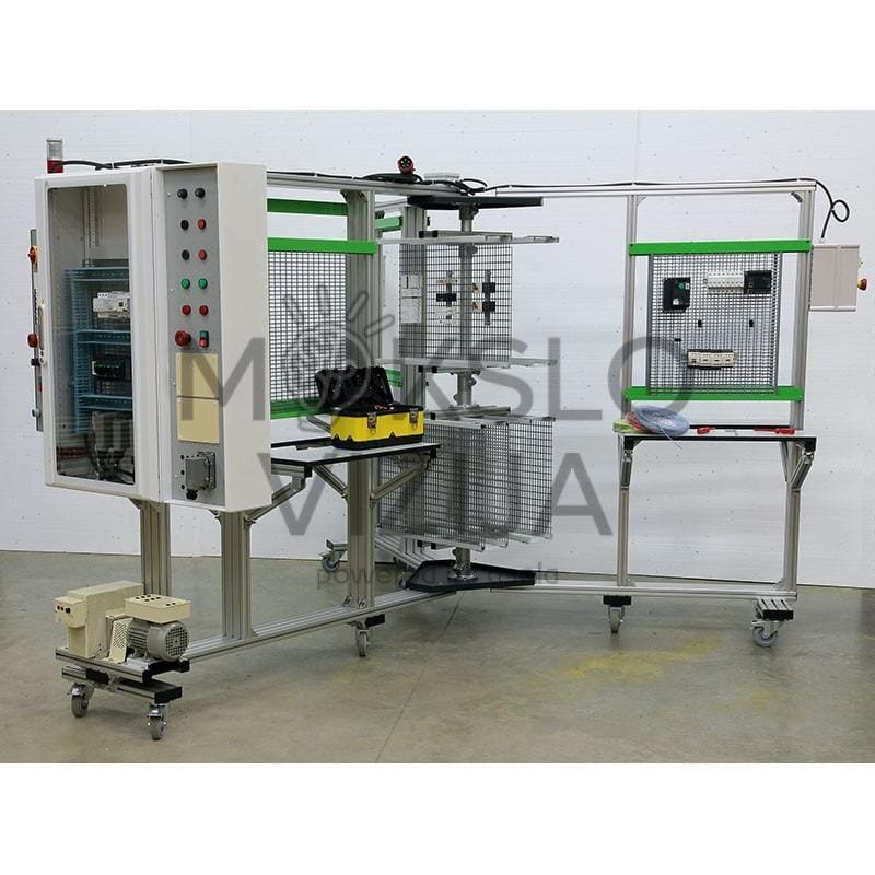 Laidų instaliacijos stotis su bandymų spinta 6 mokiniams (su 300 W rotacine mašina)